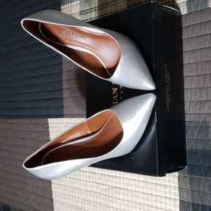 Christian Siriano for Payless Habitude Silver Heels 8-1/2